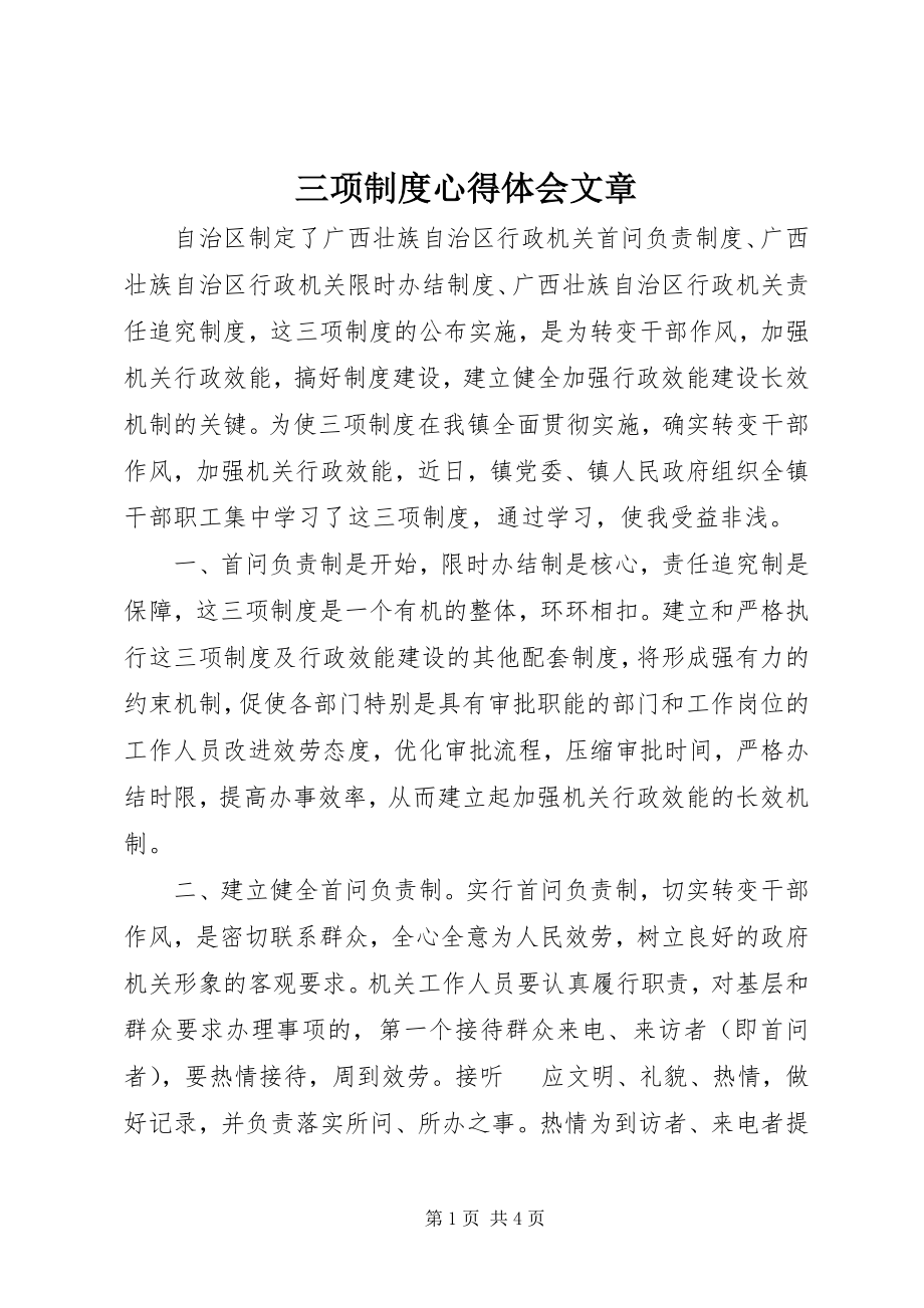 2023年三项制度心得体会文章.docx_第1页