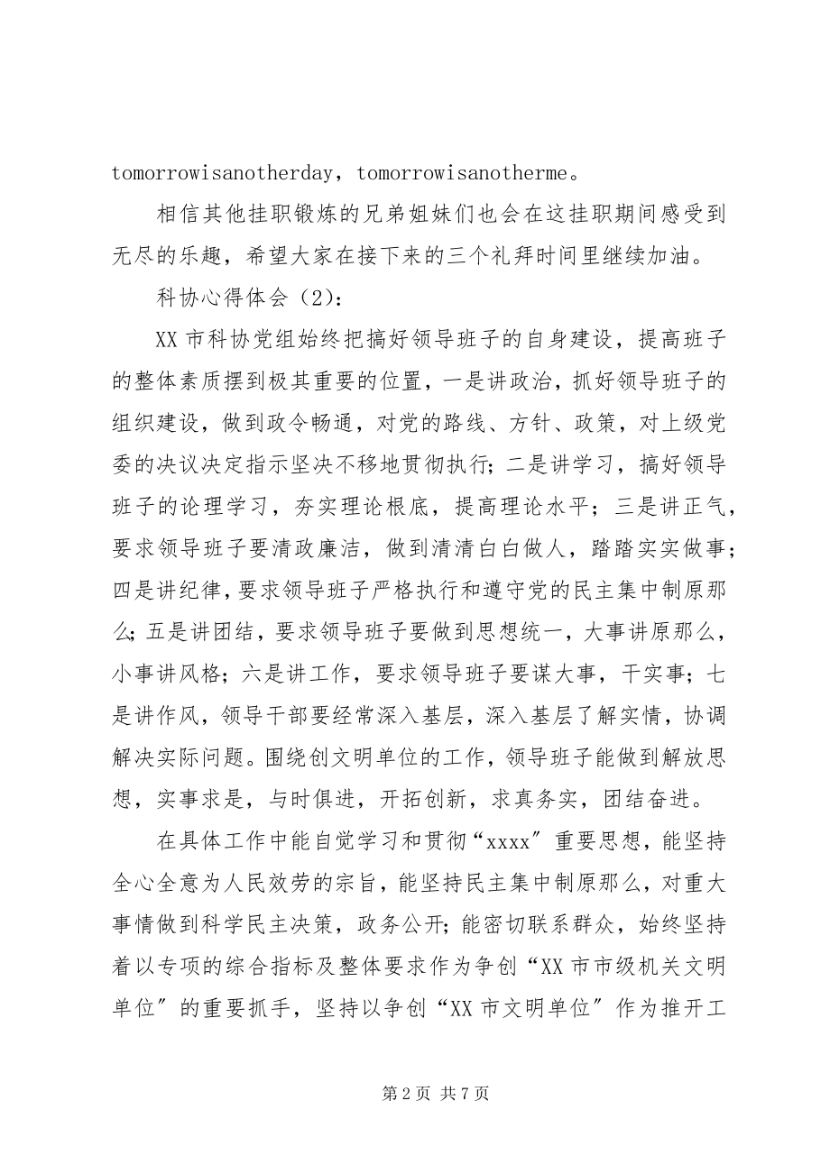 2023年科协心得体会两则.docx_第2页