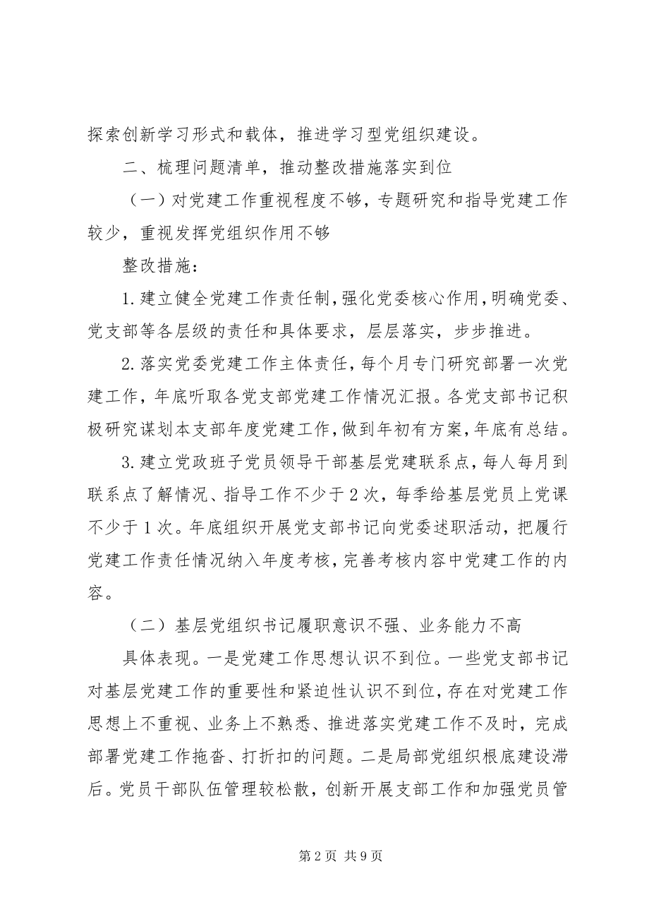 2023年乡镇党建工作巡察问题整改方案.docx_第2页