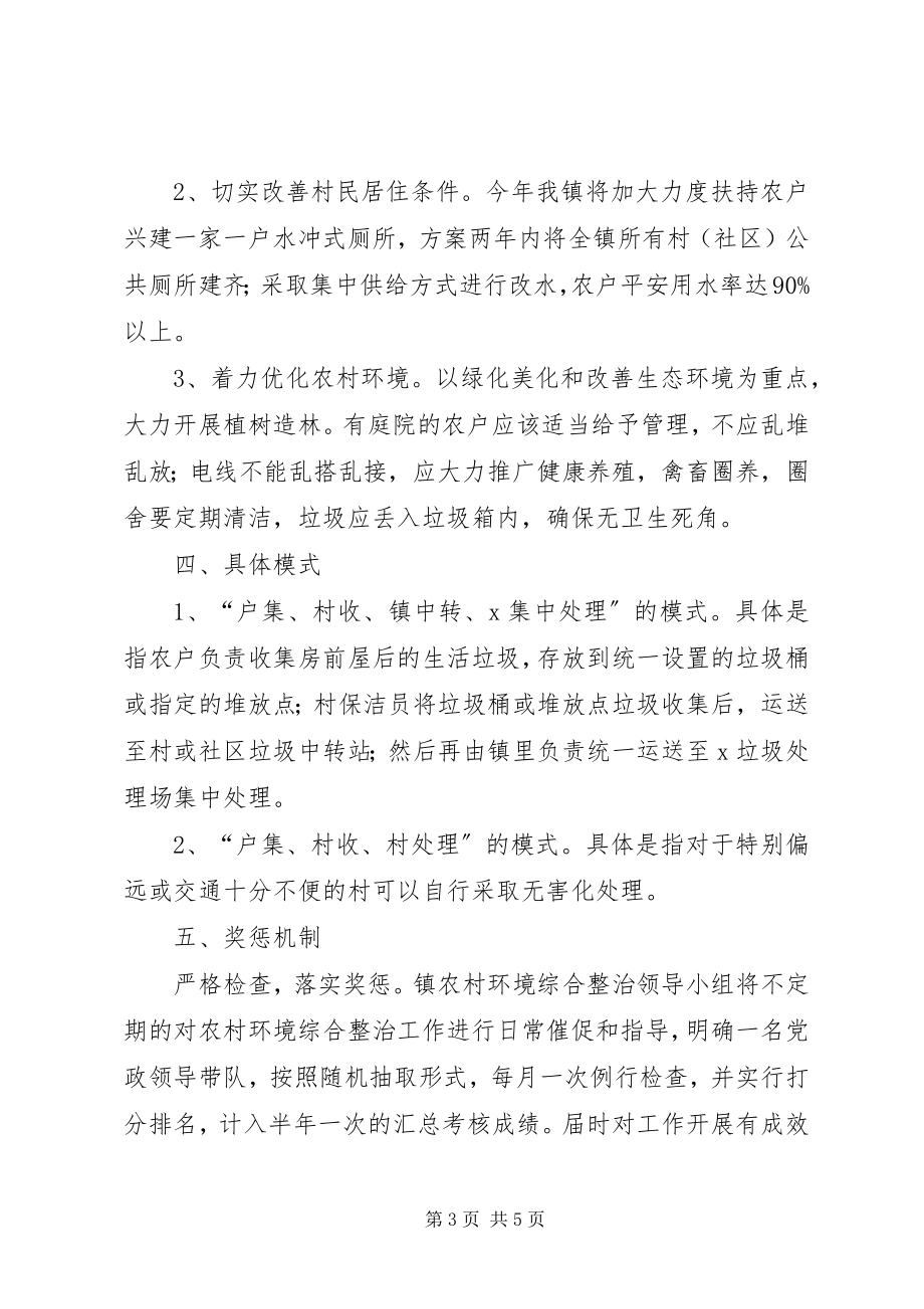 2023年乡镇农村环境卫生综合整治实施方案.docx_第3页