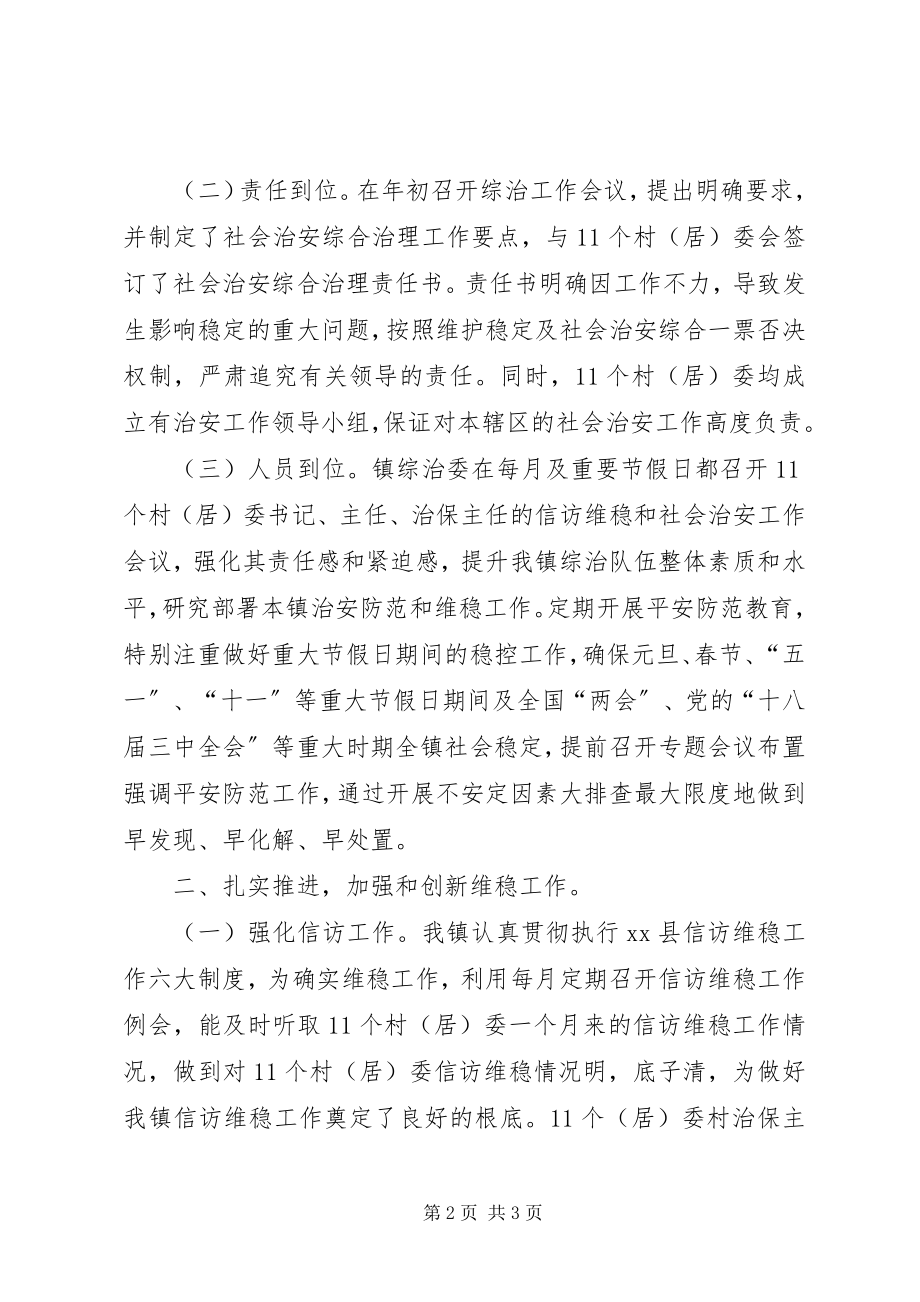 2023年乡镇综合维稳工作总结.docx_第2页