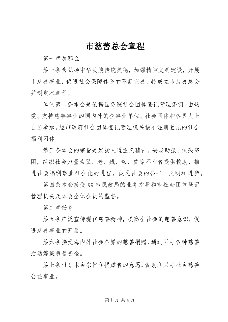 2023年市慈善总会章程.docx_第1页