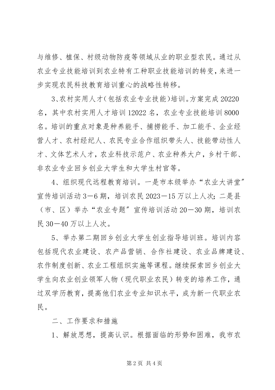 2023年农民科技培训会领导致辞.docx_第2页