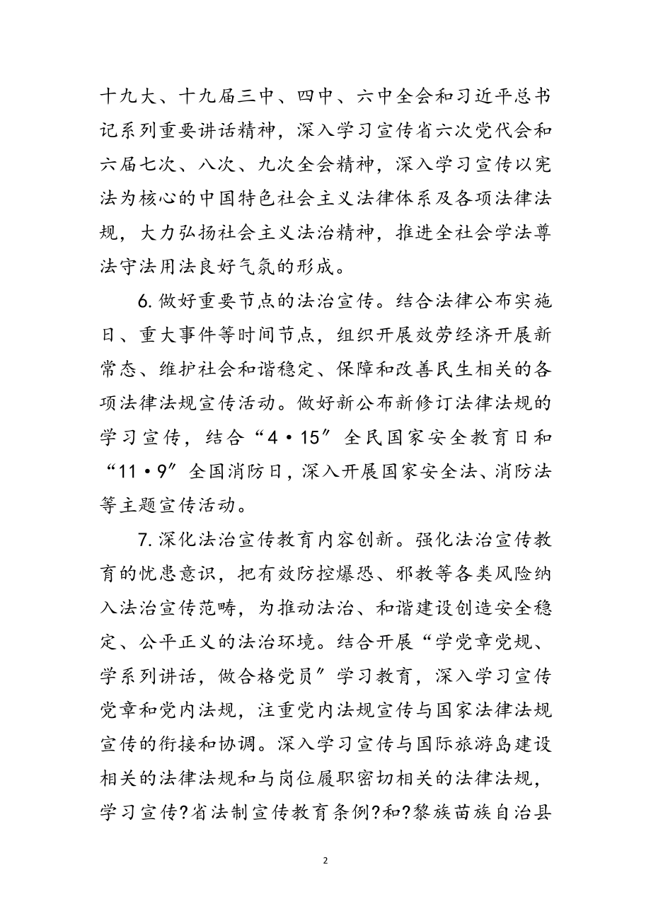 2023年自治县年普法依法治理工作要点范文.doc_第2页