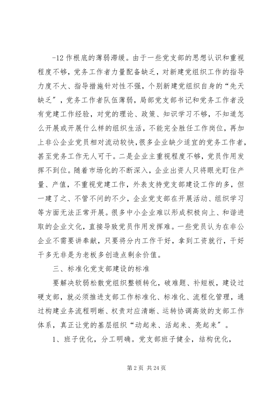 2023年规范党支部标准化建设的思考.docx_第2页