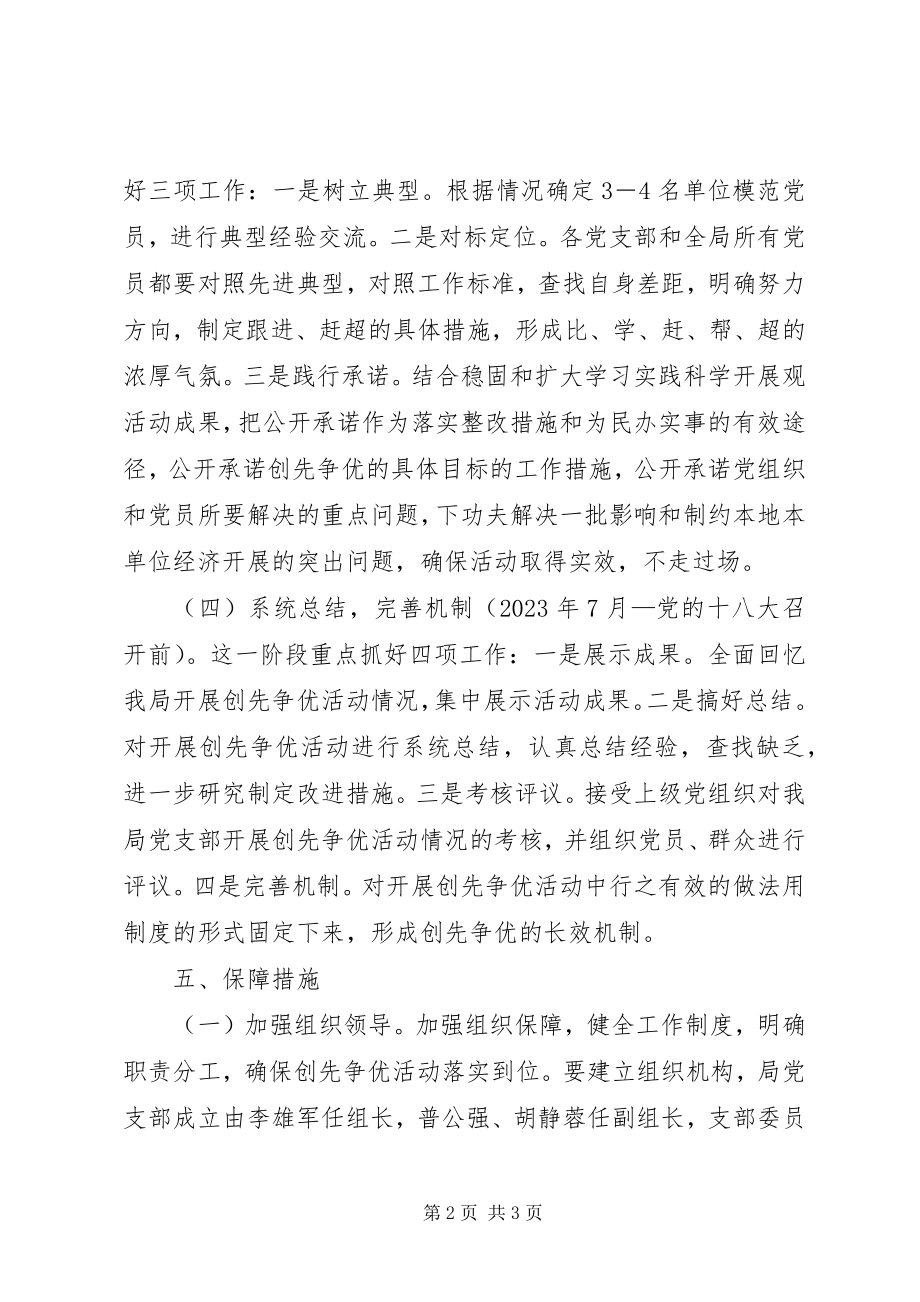 2023年环境保护局创先争优活动实施方案.docx_第2页