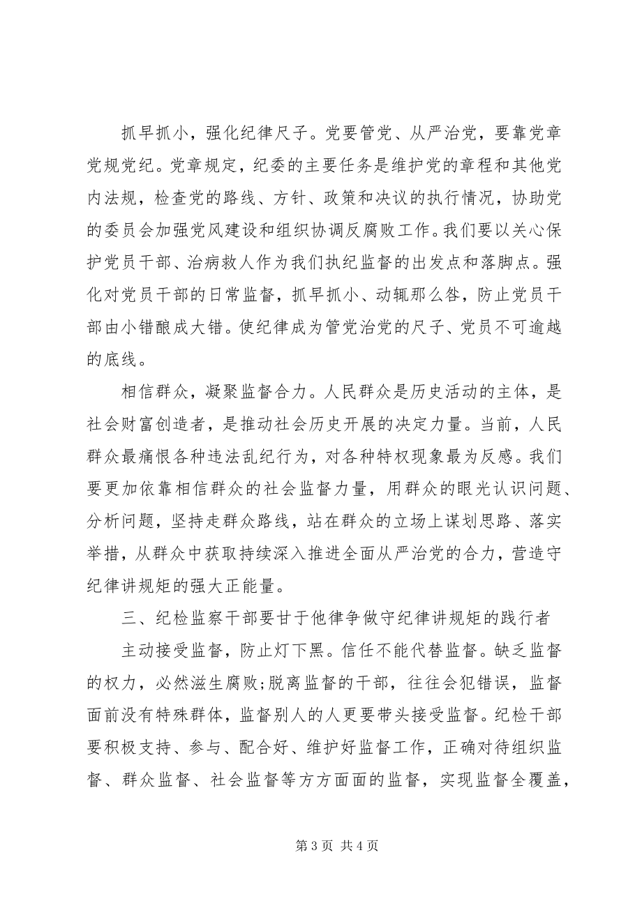 2023年纪委守纪律讲规矩心得体会.docx_第3页