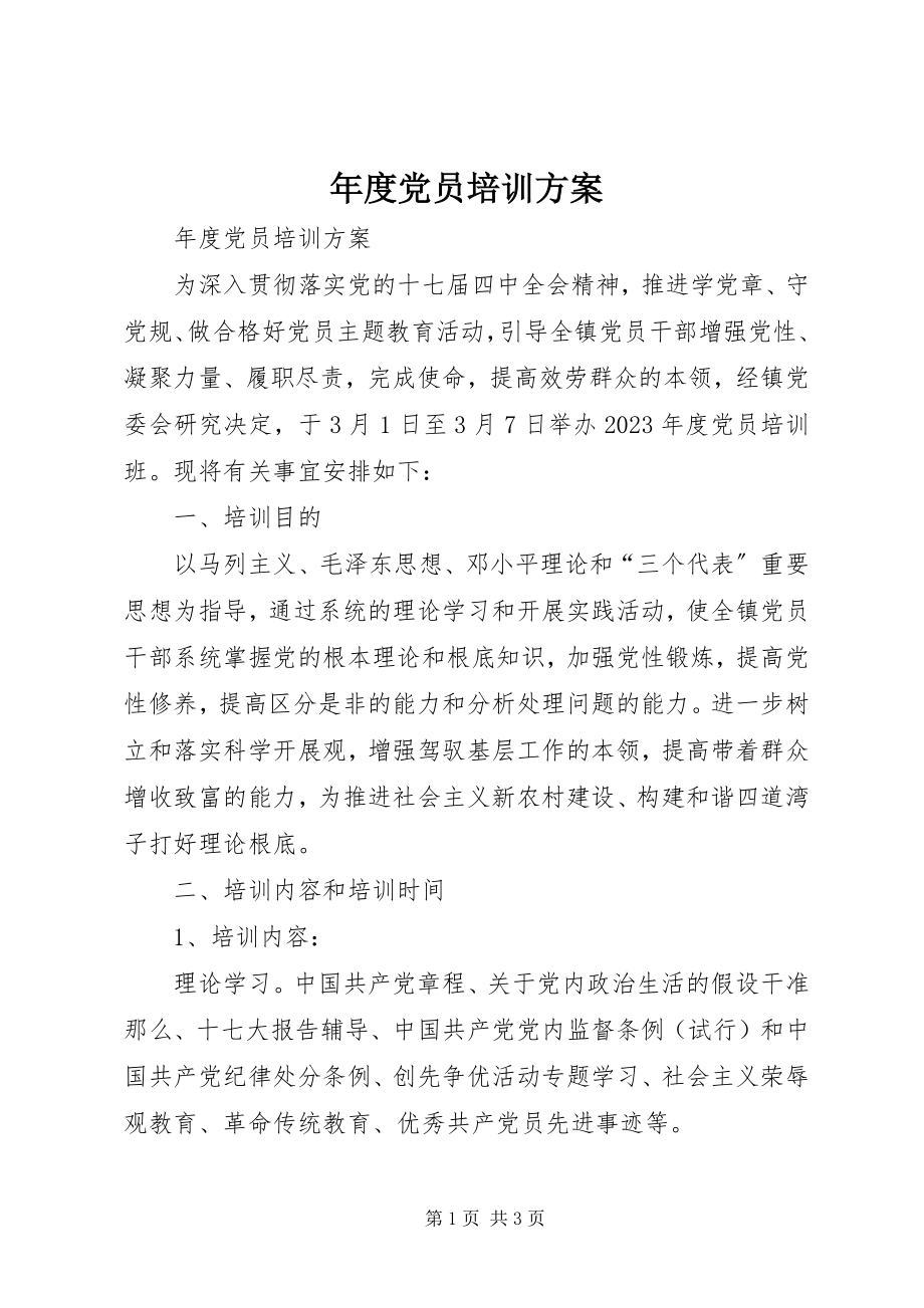 2023年党员培训计划.docx_第1页