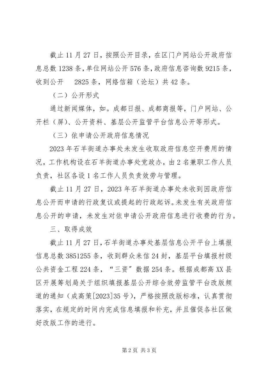 2023年街道办事处政府信息工作总结.docx_第2页