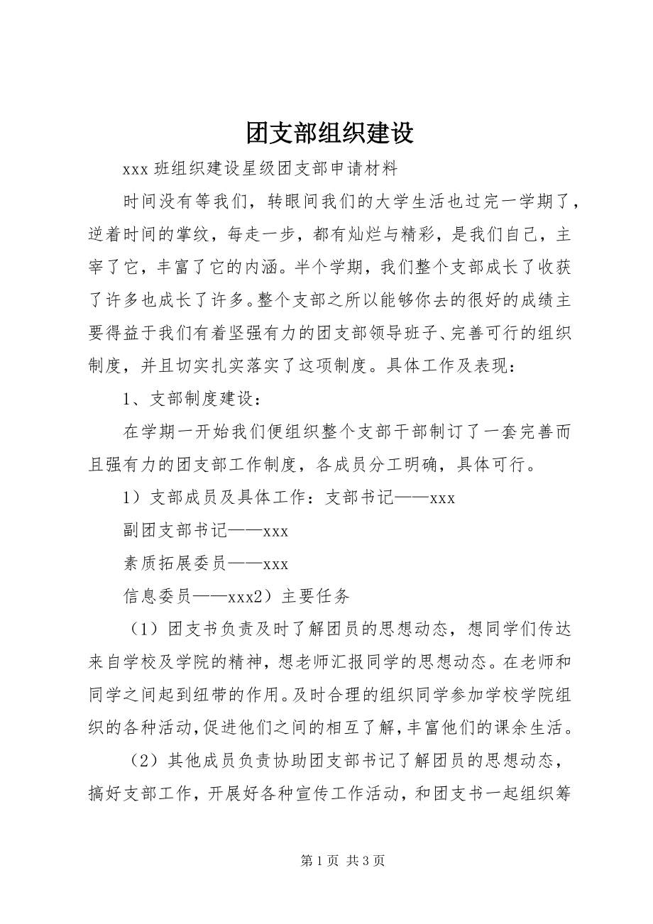 2023年团支部组织建设.docx_第1页