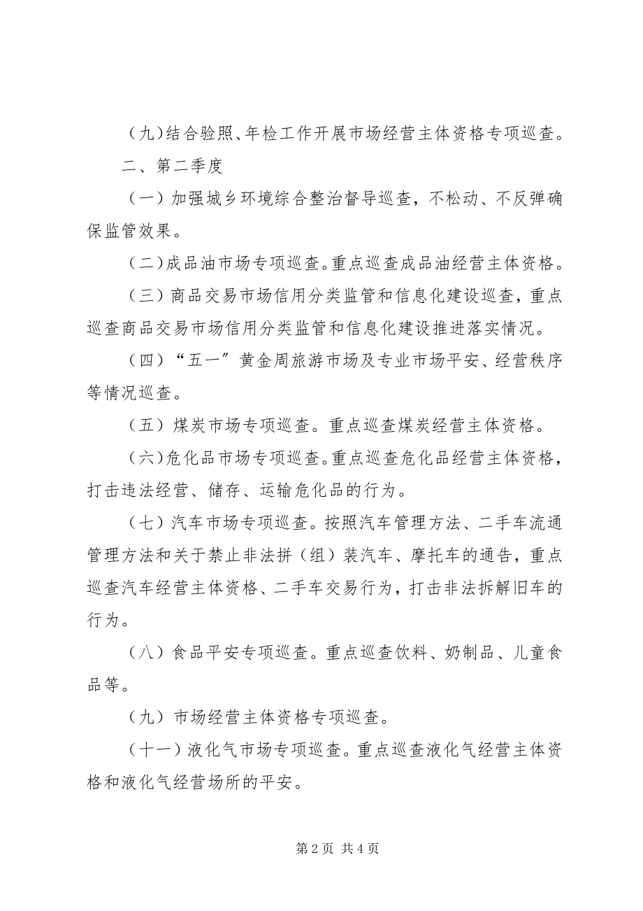 2023年工商所年度市场巡查工作计划2.docx_第2页