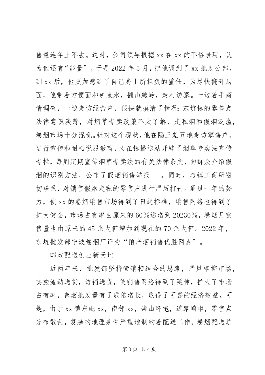 2023年烟草公司烟草公司访销员事迹.docx_第3页