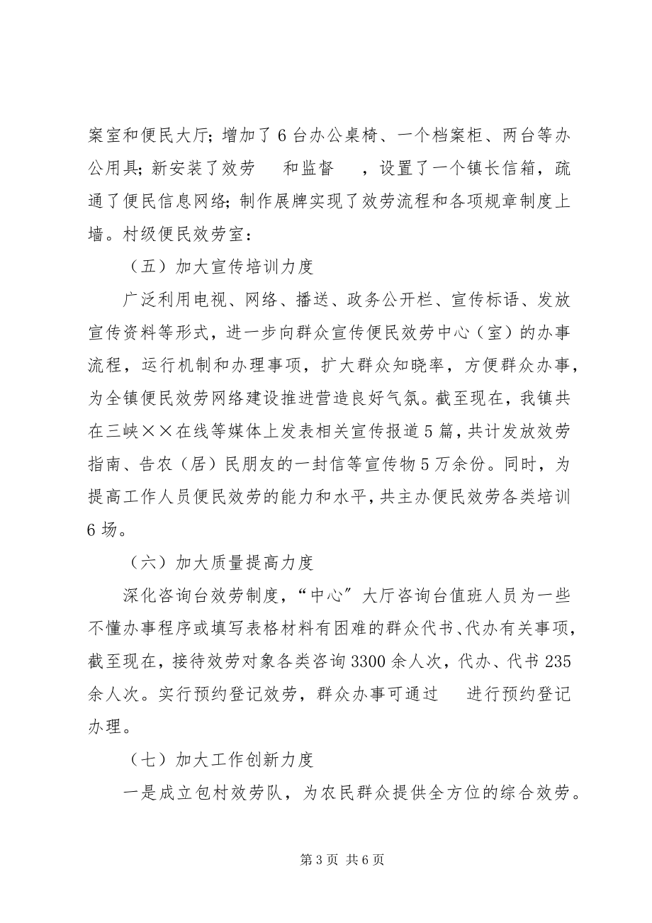 2023年便民服务网络建设总结新编.docx_第3页