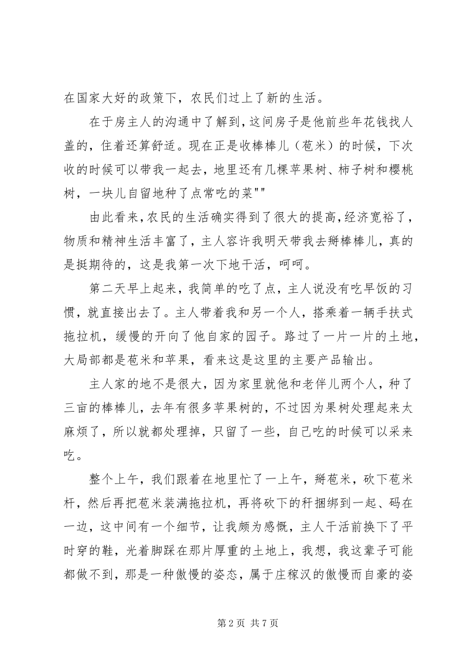 2023年社会主义新农村建设调研实践活动.docx_第2页