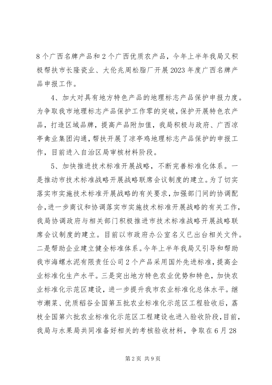 2023年市质监局上半年工作总结及下半年工作计划.docx_第2页