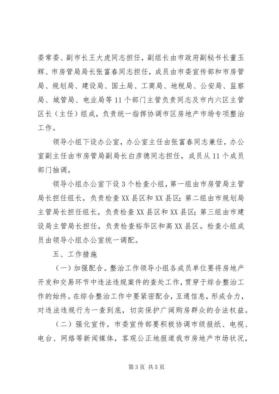 2023年市区房地产市场专项整治方案.docx_第3页