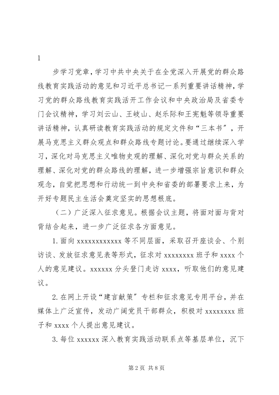 2023年XX班子专题民主生活会方案新编.docx_第2页