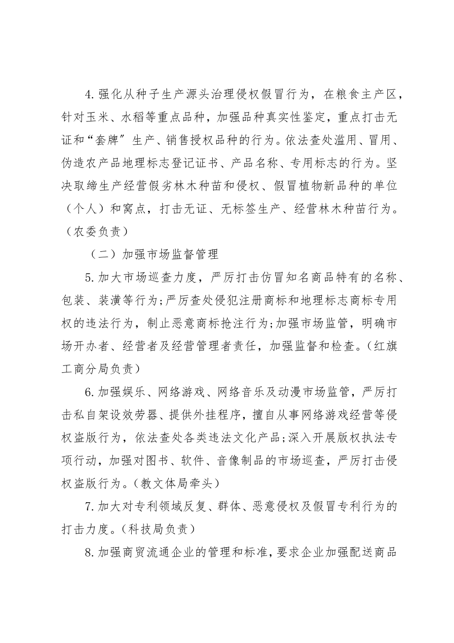 2023年打击侵犯知识产权和制售假冒伪劣商品专项行动方案新编.docx_第3页