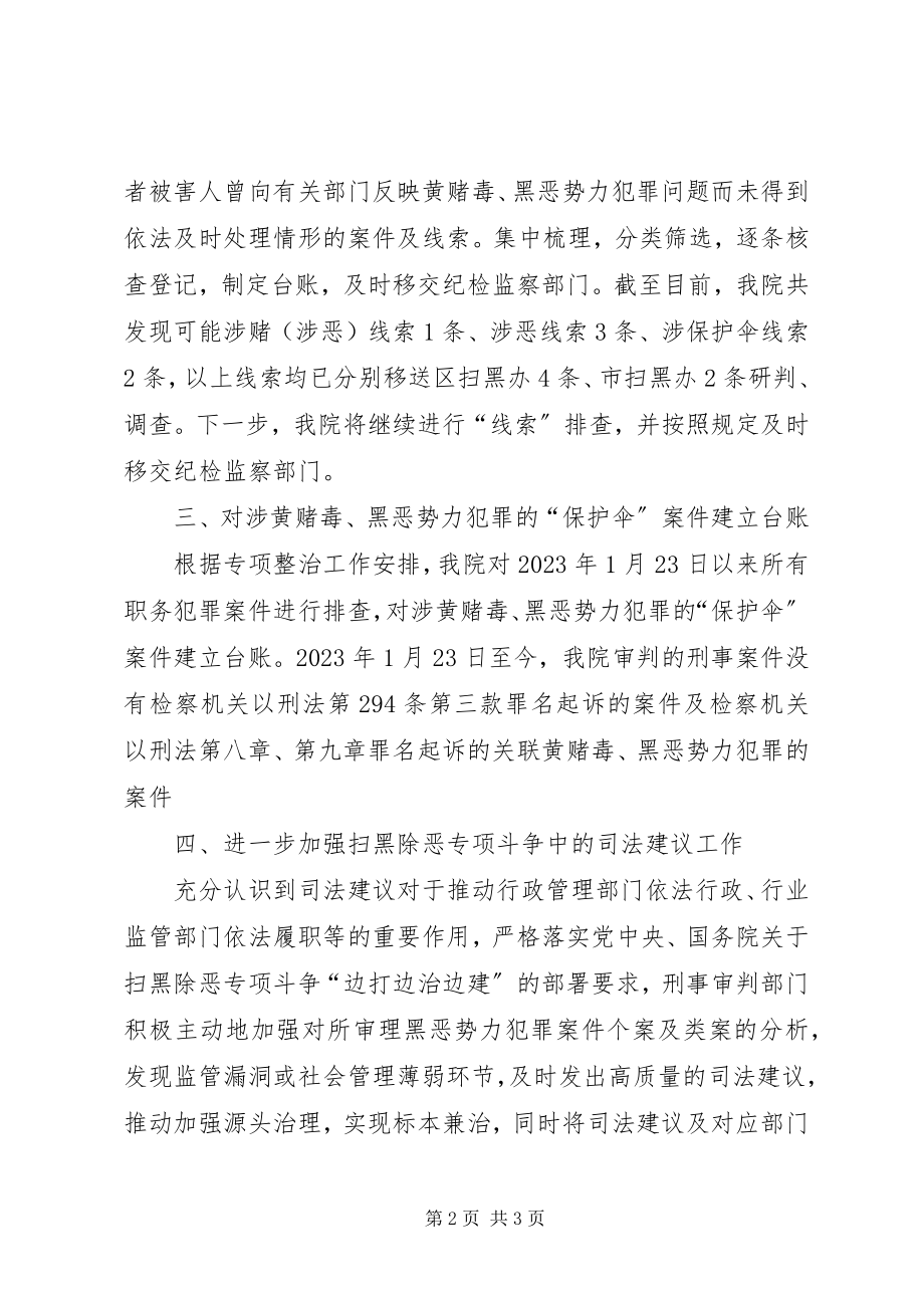 2023年保护伞问题的专项整治工作总结.docx_第2页