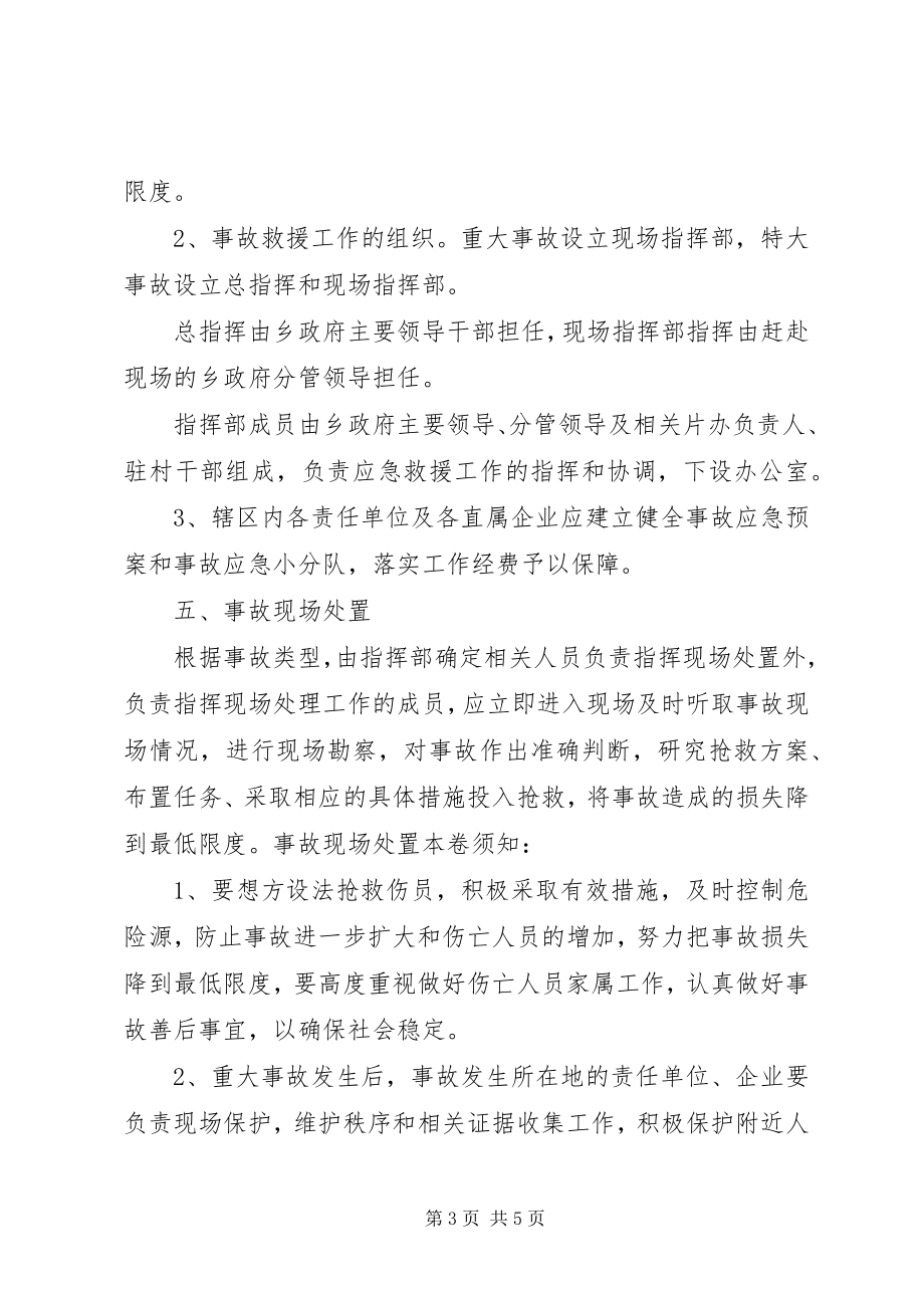 2023年乡镇重特大事故应急处置预案.docx_第3页