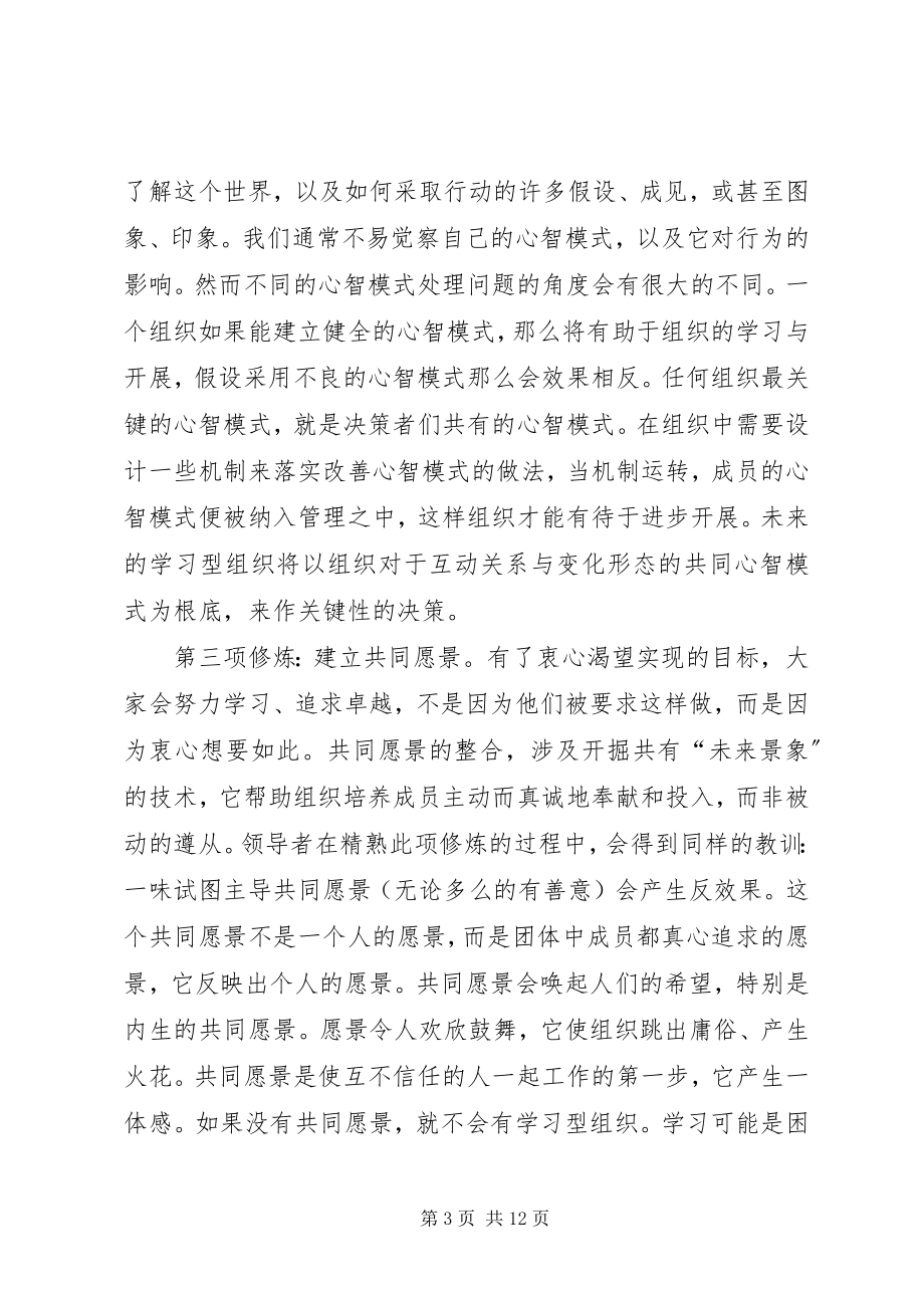 2023年浅谈学习型组织理论与学习型政府构建.docx_第3页