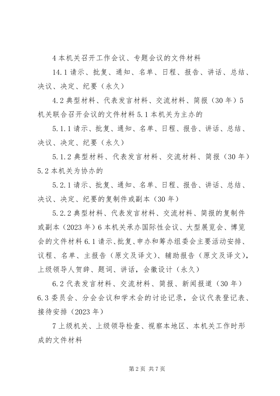 2023年公安部机关文书档案保管期限精选.docx_第2页