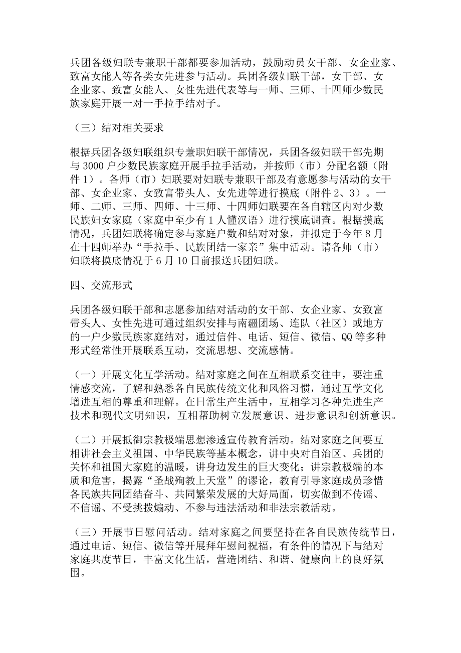 2023年妇女联合会“民族团结一家亲”活动方案.doc_第2页