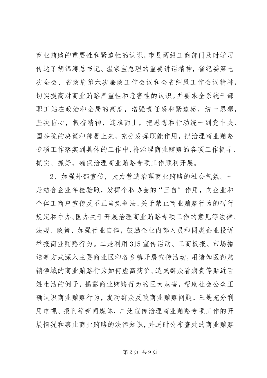 2023年市工商行政管理局治理商业贿赂工作经验材料.docx_第2页