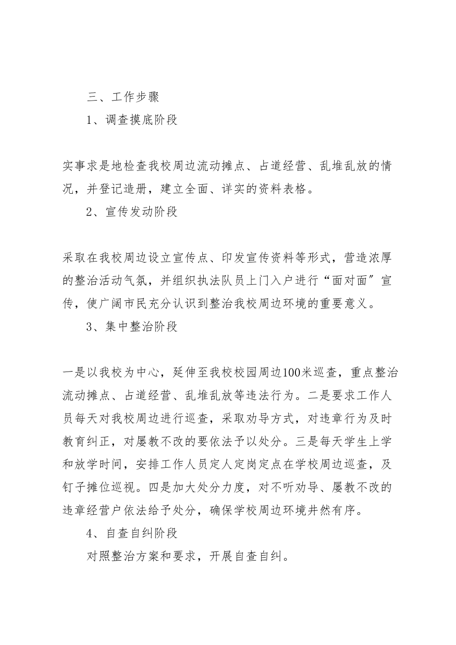 2023年关于兴华小学开展周边流动摊点问题整治的活动方案.doc_第2页