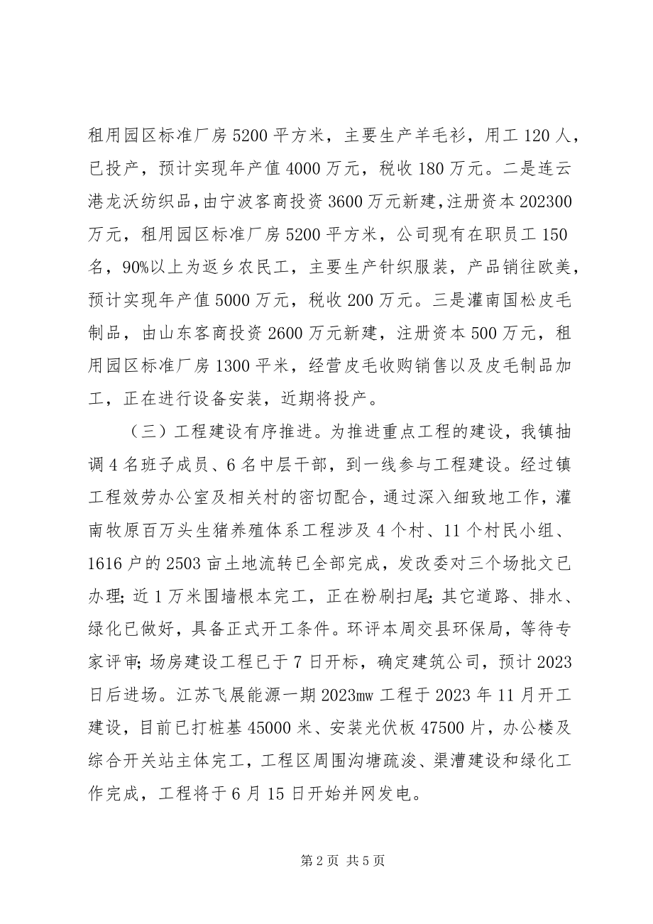 2023年乡镇政府上半年工作总结和下半年工作计划2.docx_第2页