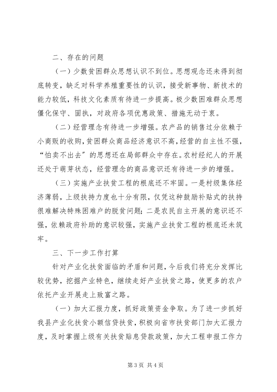 2023年扶贫办产业扶贫工作汇报.docx_第3页