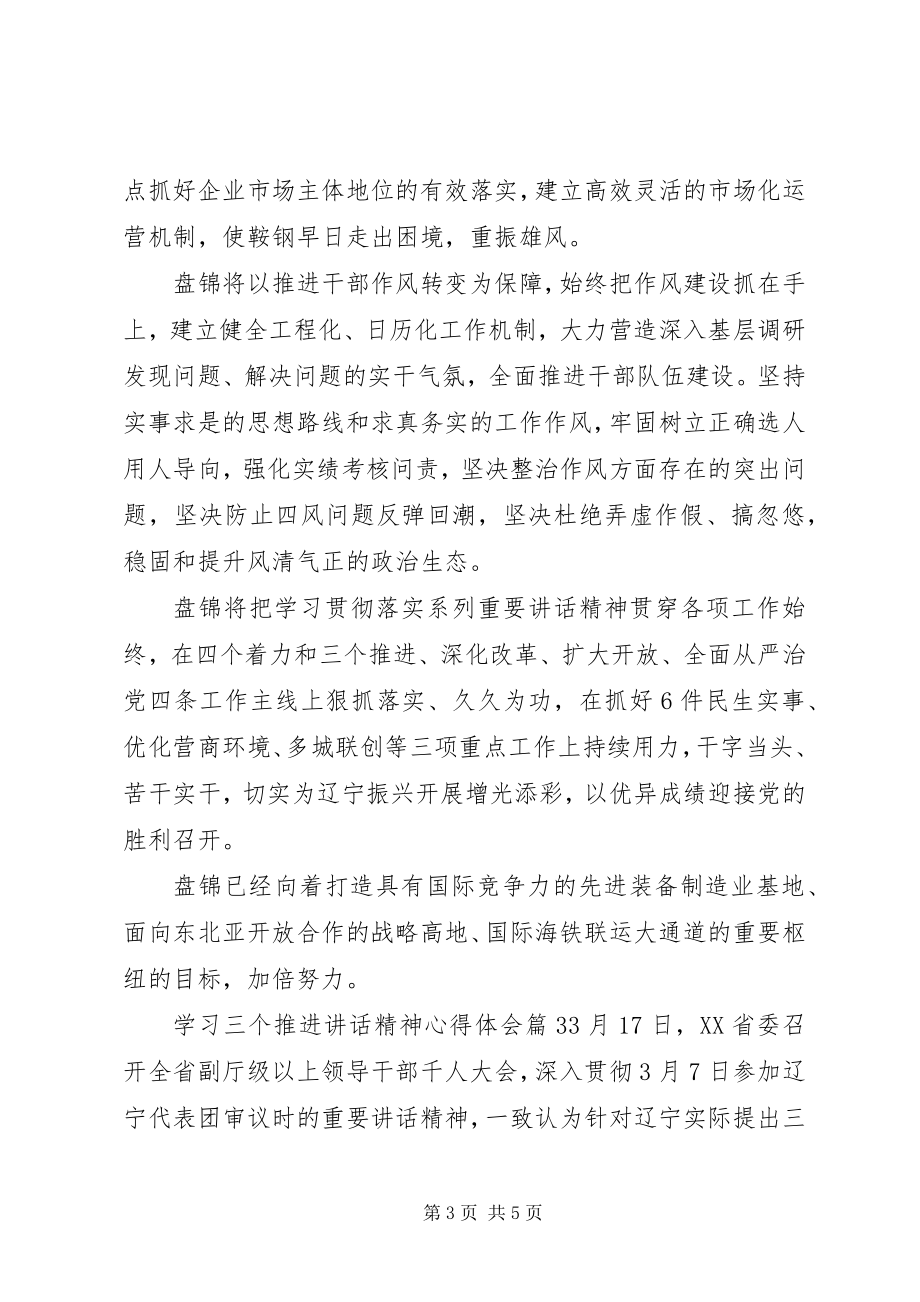 2023年学习三个推进致辞精神心得体会.docx_第3页