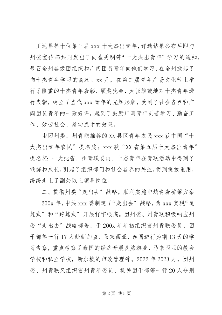 2023年青联工作总结.docx_第2页