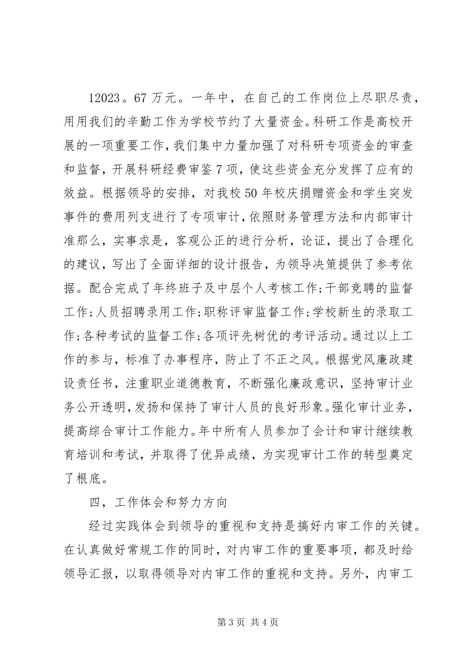 2023年学校审计个人年度总结.docx_第3页