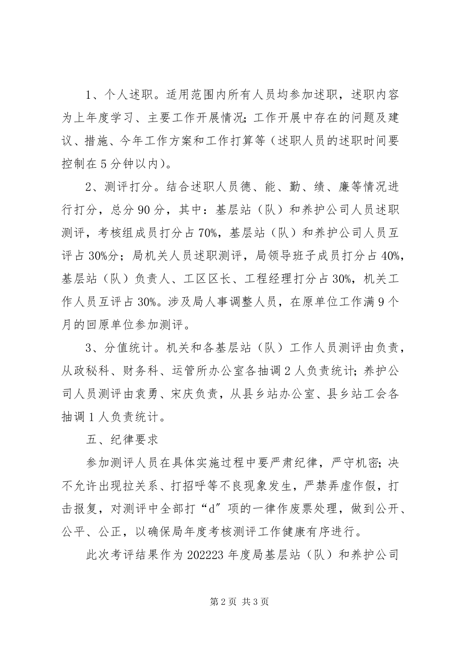 2023年交通局述职测评工作意见.docx_第2页