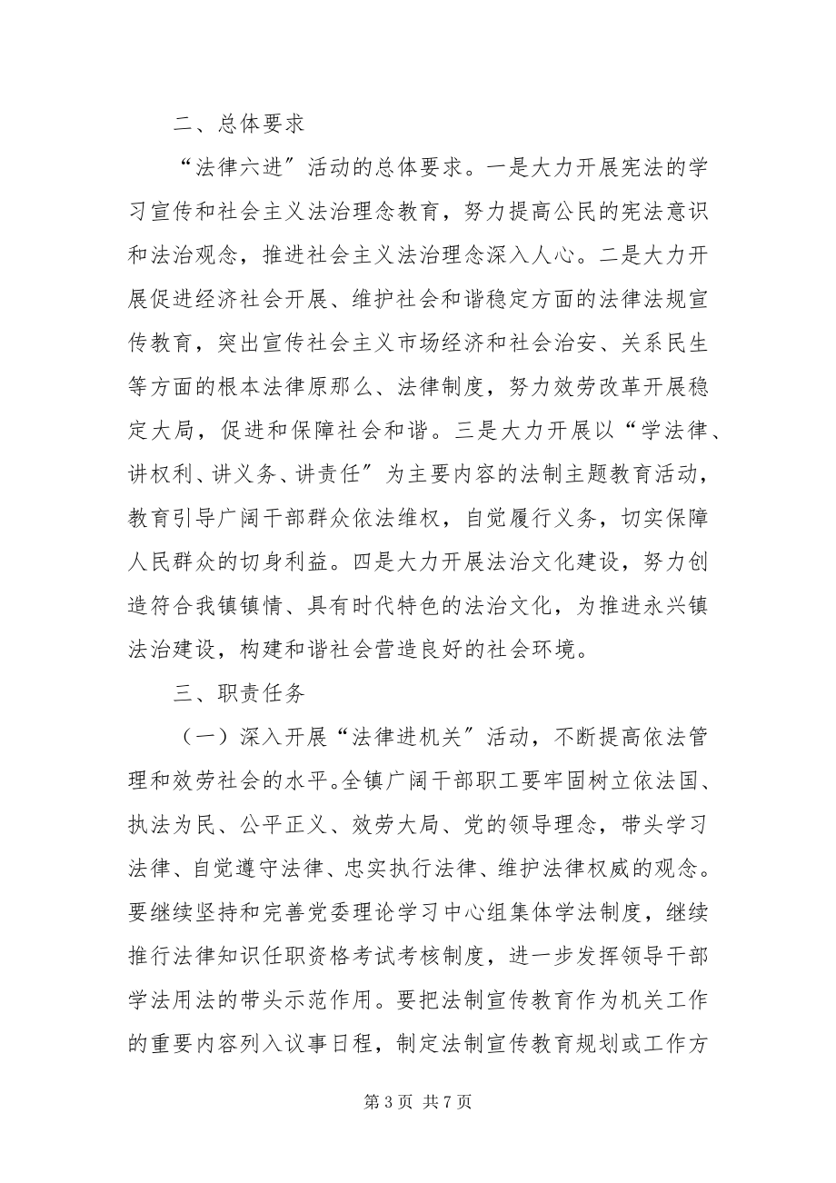 2023年镇法律六进活动方案.docx_第3页