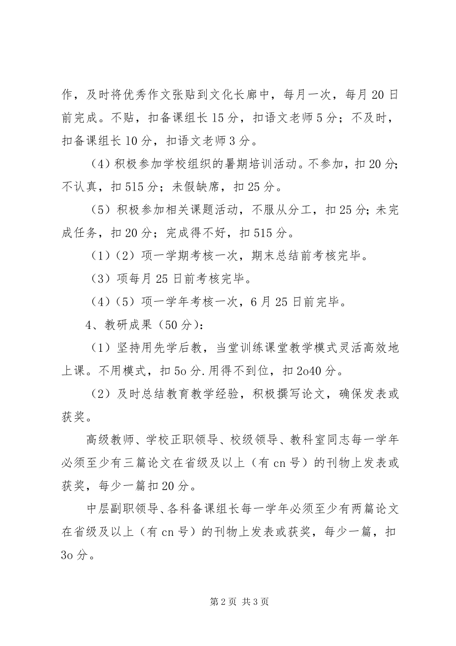 2023年思洋中学教师教科研工作百分赛考核办法.docx_第2页