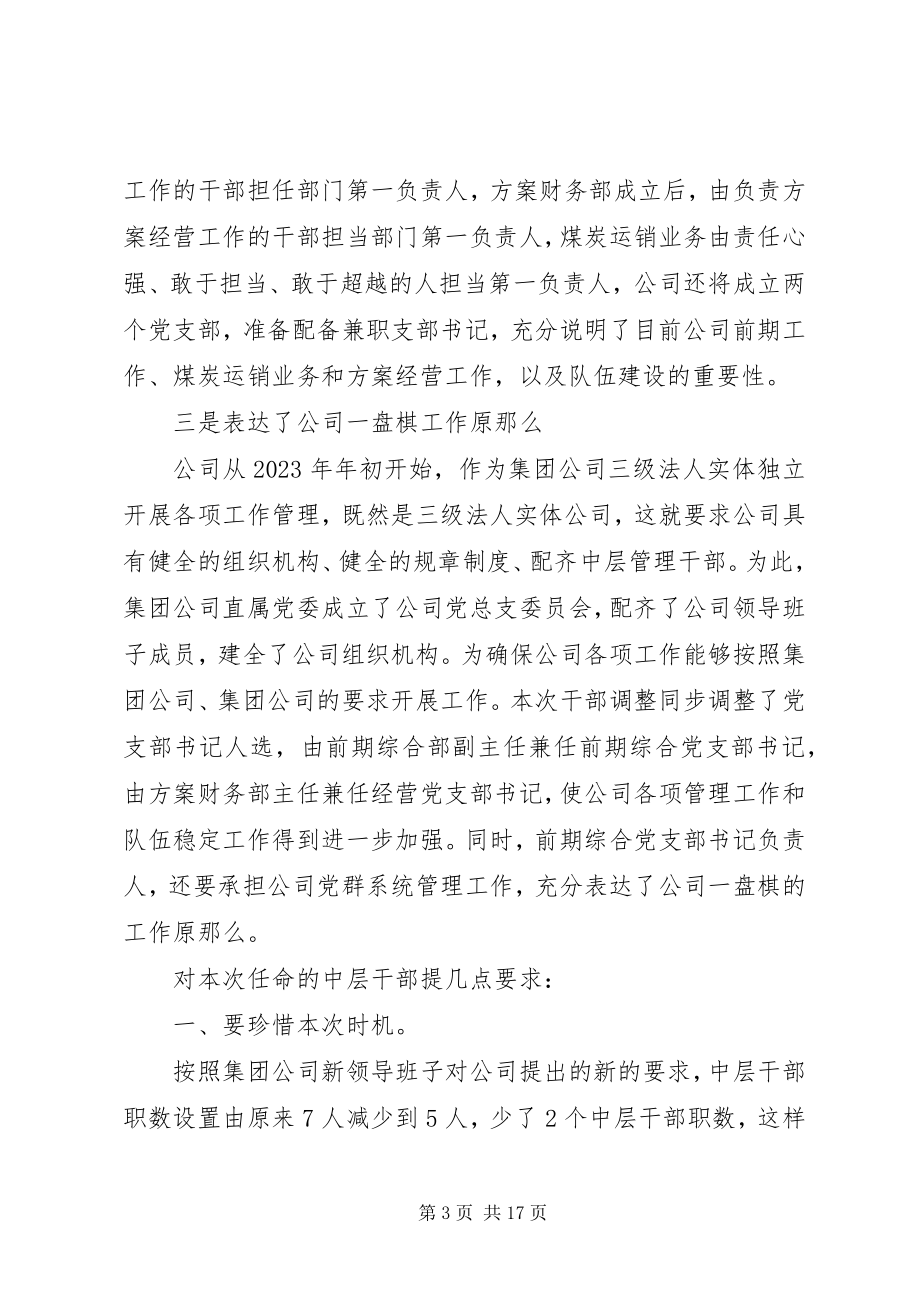 2023年干部任命大会上的致辞材料.docx_第3页