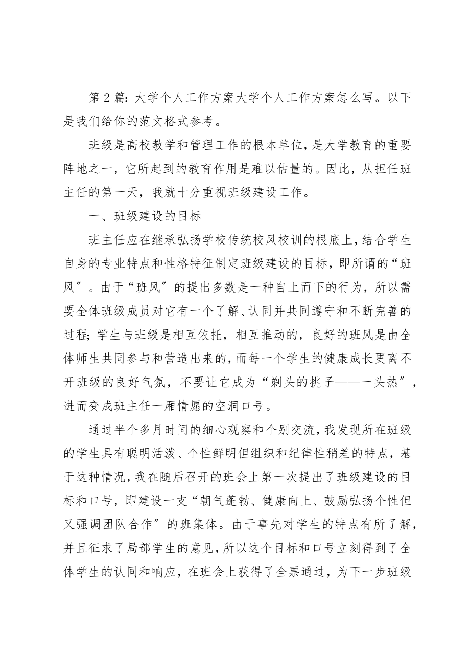 2023年大学个人工作计划.docx_第3页