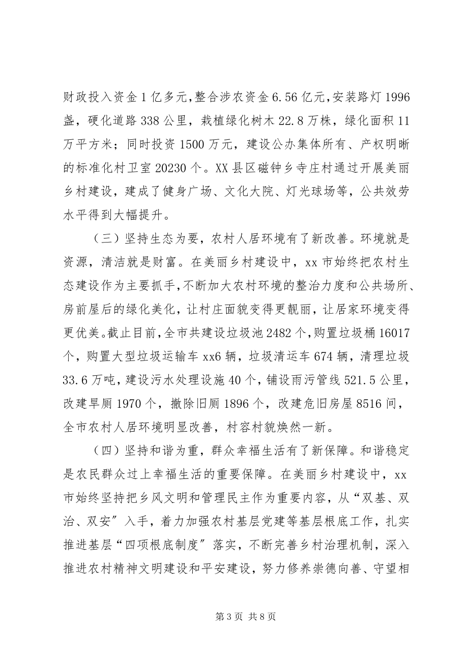 2023年美丽乡村建设实践与思考.docx_第3页