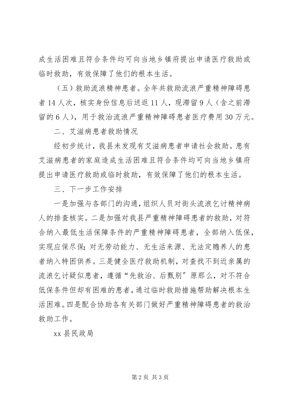 2023年严重精神障碍和艾滋病患者主要职责任务落实情况汇报.docx_第2页