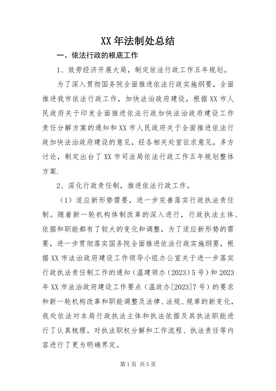 2023年法制处总结.docx_第1页