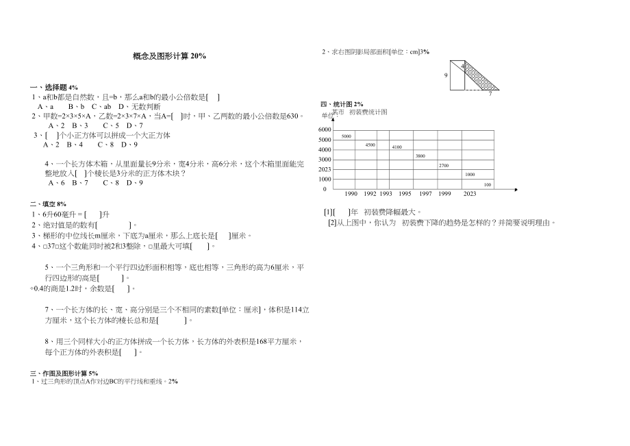 2023年金山区20毕业班数学综合练习二新课标人教版.docx_第2页