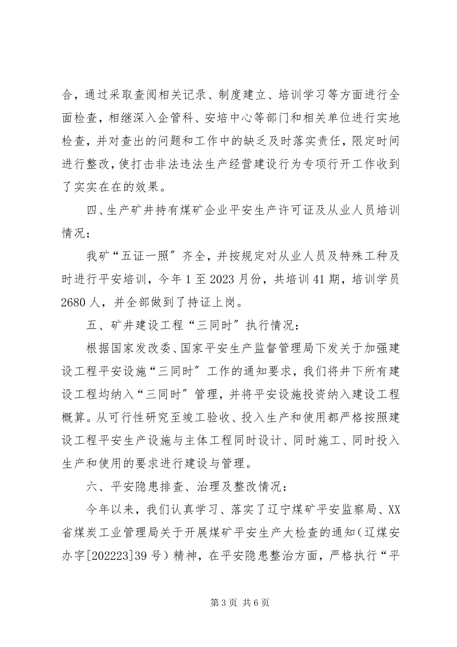 2023年仙湖镇开展严厉打击非法违法生产经营建设行为专项检查情况汇报.docx_第3页