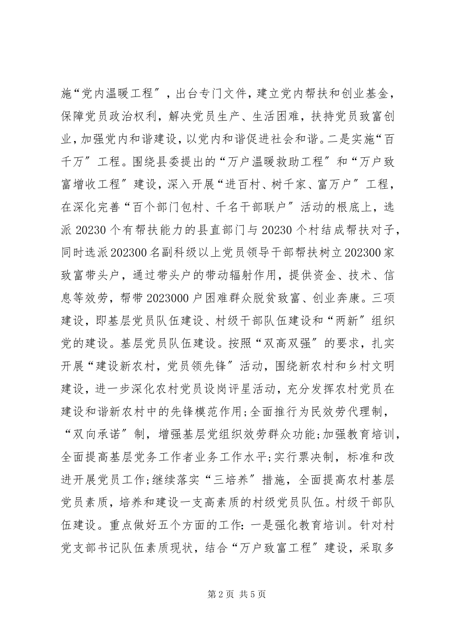 2023年乡镇年度基层组织建设工作计划要点.docx_第2页