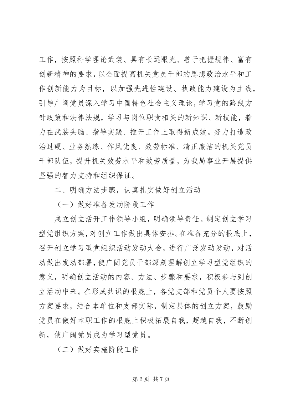 2023年河务局创建学习型党组织实施方案.docx_第2页