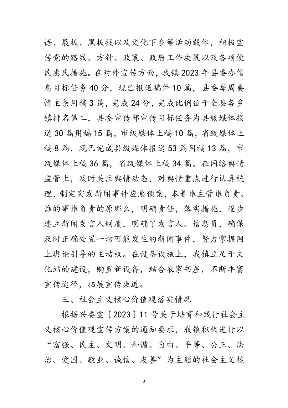 2023年乡镇思想文化宣传汇报材料范文.doc_第3页