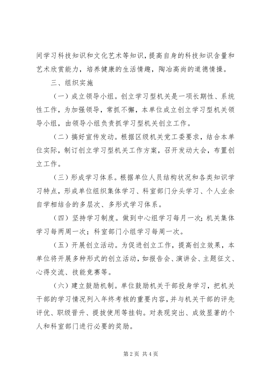 2023年人事局创建学习型机关工作计划.docx_第2页