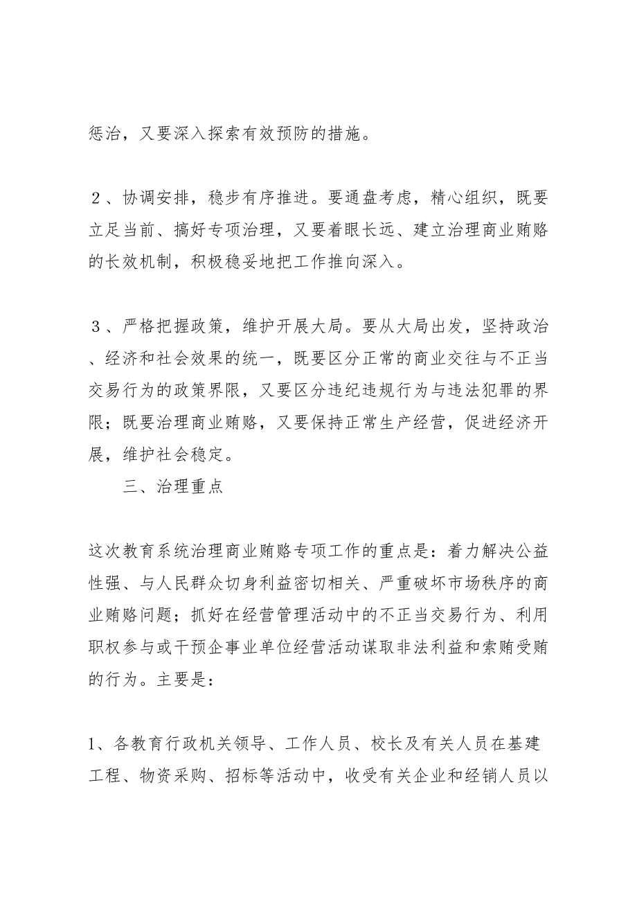 2023年教育局治理商业贿赂实施方案.doc_第2页