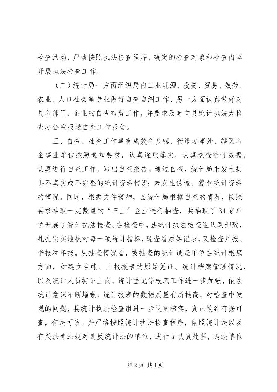 2023年统计局执法检查工作总结.docx_第2页